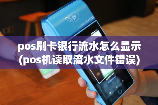 pos刷卡银行流水怎么显示(pos机读取流水文件错误)