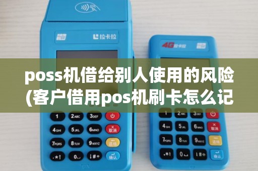 poss机借给别人使用的风险(客户借用pos机刷卡怎么记账)