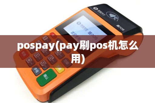 pospay(pay刷pos机怎么用)