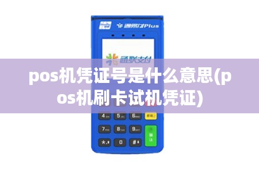 pos机凭证号是什么意思(pos机刷卡试机凭证)