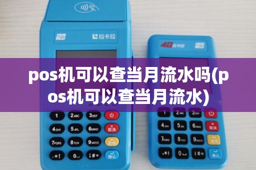 pos机可以查当月流水吗(pos机可以查当月流水)