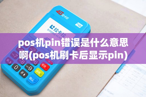 pos机pin错误是什么意思啊(pos机刷卡后显示pin)