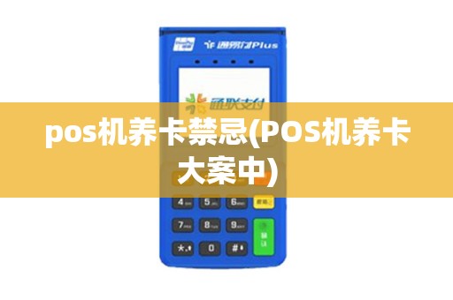 pos机养卡禁忌(POS机养卡大案中)