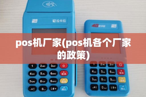 pos机厂家(pos机各个厂家的政策)