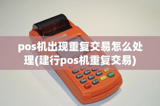 pos机出现重复交易怎么处理(建行pos机重复交易)