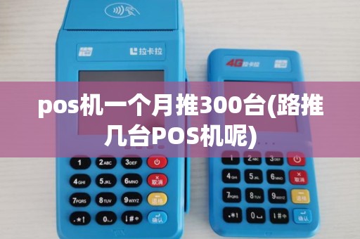 pos机一个月推300台(路推几台POS机呢)