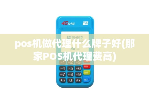 pos机做代理什么牌子好(那家POS机代理费高)
