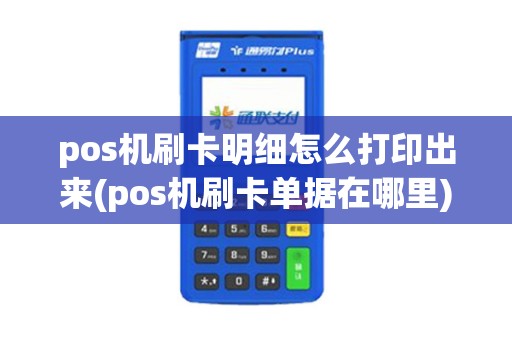 pos机刷卡明细怎么打印出来(pos机刷卡单据在哪里)