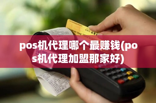 pos机代理哪个最赚钱(pos机代理加盟那家好)