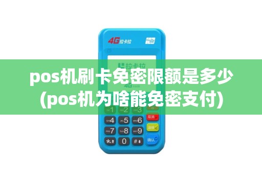 pos机刷卡免密限额是多少(pos机为啥能免密支付)