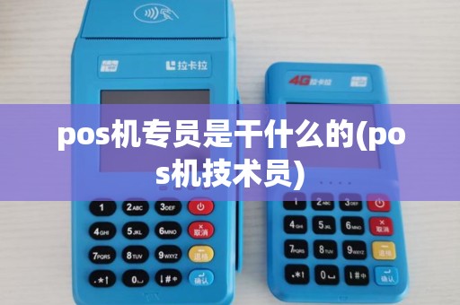 pos机专员是干什么的(pos机技术员)