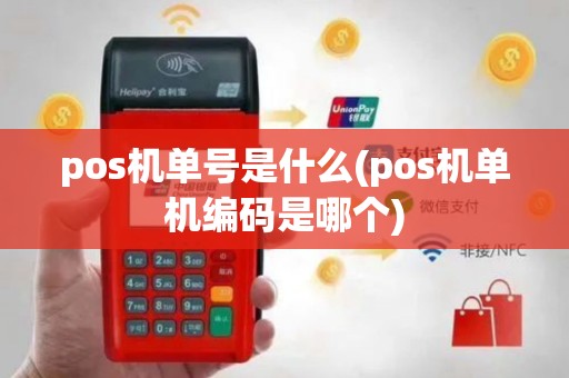 pos机单号是什么(pos机单机编码是哪个)