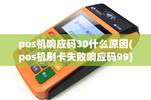 pos机响应码30什么原因(pos机刷卡失败响应码99)