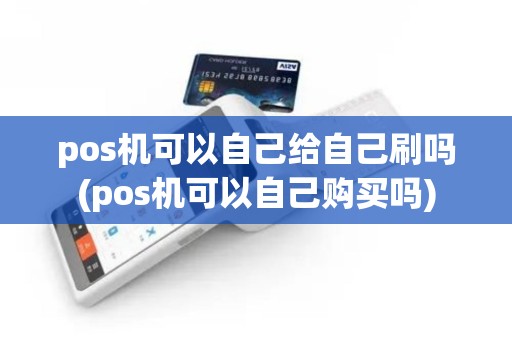 pos机可以自己给自己刷吗(pos机可以自己购买吗)