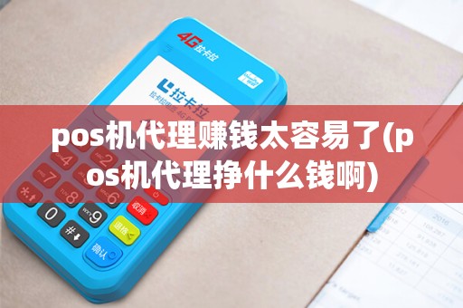 pos机代理赚钱太容易了(pos机代理挣什么钱啊)