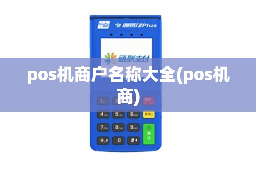 pos机商户名称大全(pos机商)