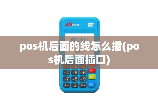 pos机后面的线怎么插(pos机后面插口)