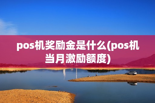 pos机奖励金是什么(pos机当月激励额度)
