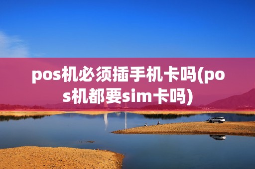 pos机必须插手机卡吗(pos机都要sim卡吗)