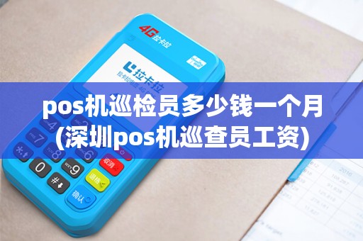 pos机巡检员多少钱一个月(深圳pos机巡查员工资)