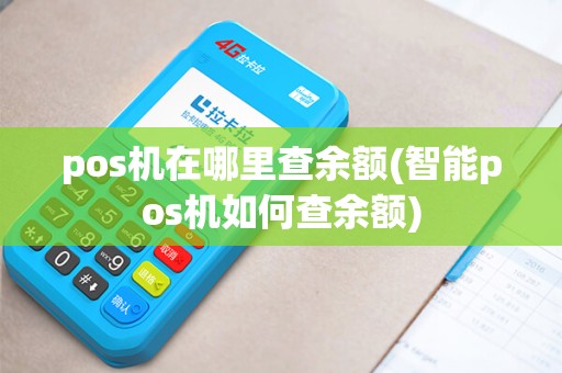 pos机在哪里查余额(智能pos机如何查余额)