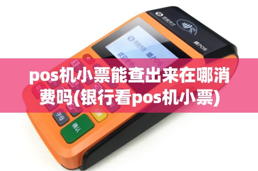 pos机小票能查出来在哪消费吗(银行看pos机小票)