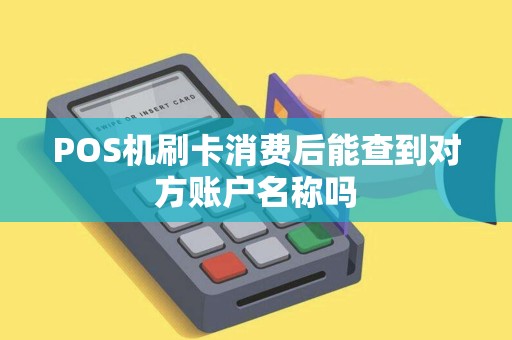POS机刷卡消费后能查到对方账户名称吗