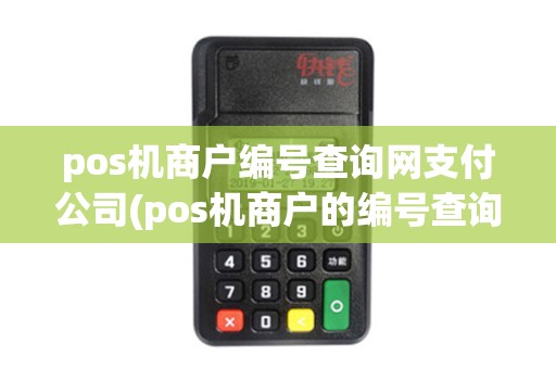 pos机商户编号查询网支付公司(pos机商户的编号查询)