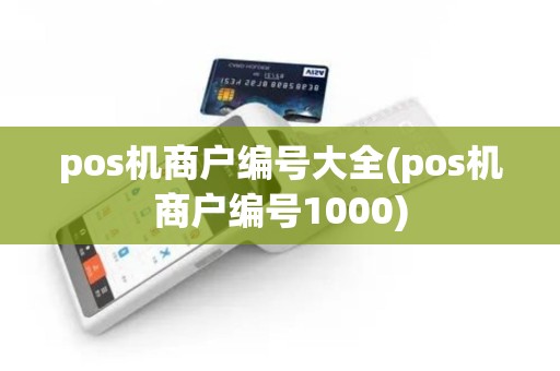 pos机商户编号大全(pos机商户编号1000)