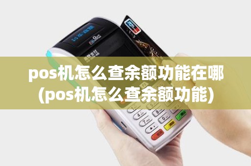 pos机怎么查余额功能在哪(pos机怎么查余额功能)