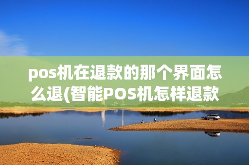 pos机在退款的那个界面怎么退(智能POS机怎样退款)