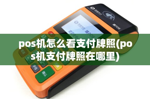pos机怎么看支付牌照(pos机支付牌照在哪里)