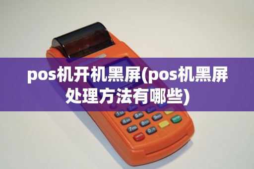 pos机开机黑屏(pos机黑屏处理方法有哪些)
