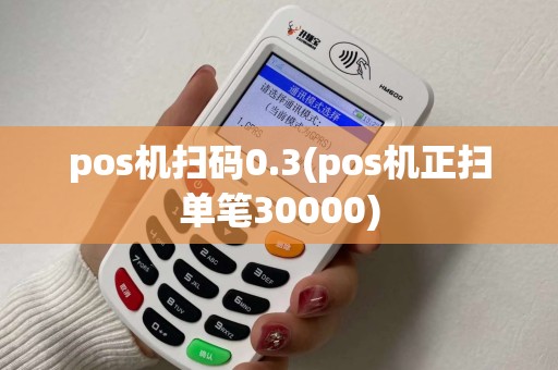 pos机扫码0.3(pos机正扫单笔30000)