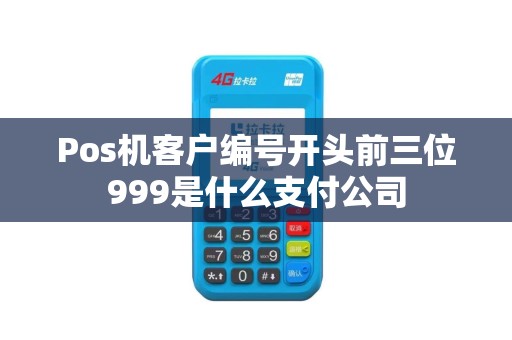 Pos机客户编号开头前三位999是什么支付公司