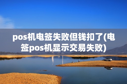 pos机电签失败但钱扣了(电签pos机显示交易失败)